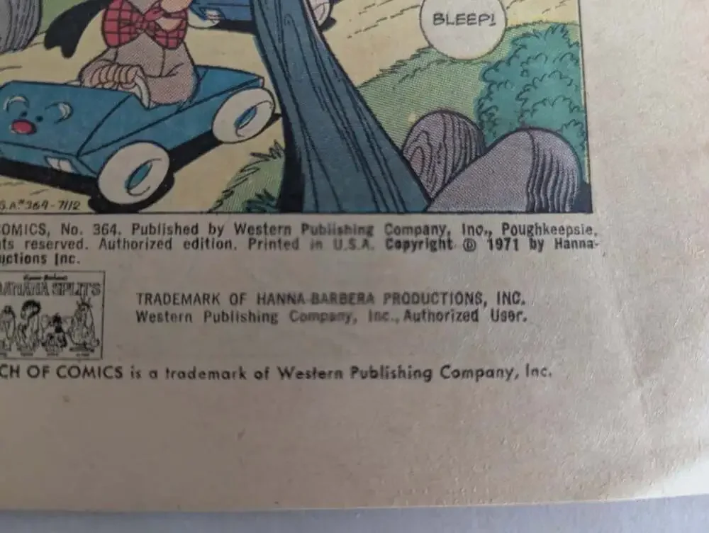 March of Comics #364 The Banana Splits Mini Comic Western Publishing